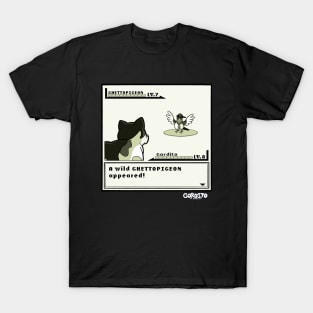 A Wild Ghetto Pigeon Appears! T-Shirt